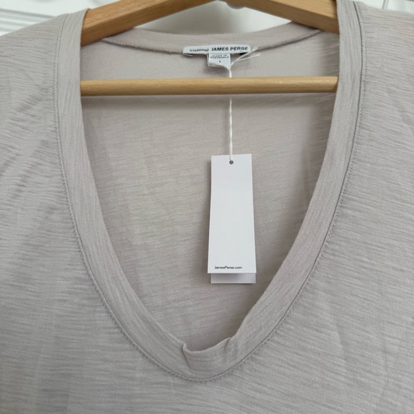 James Perse Woman's black Light weight Slub Shift Midi Dress NWT - Picture 3 of 6